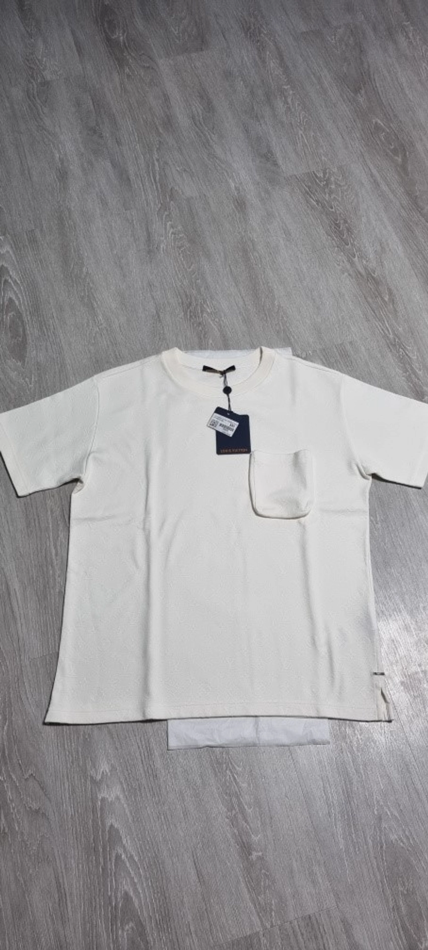 Louis Vuitton 1A5VI2 Signature 3D Pocket Monogram T-Shirt , White, XXL