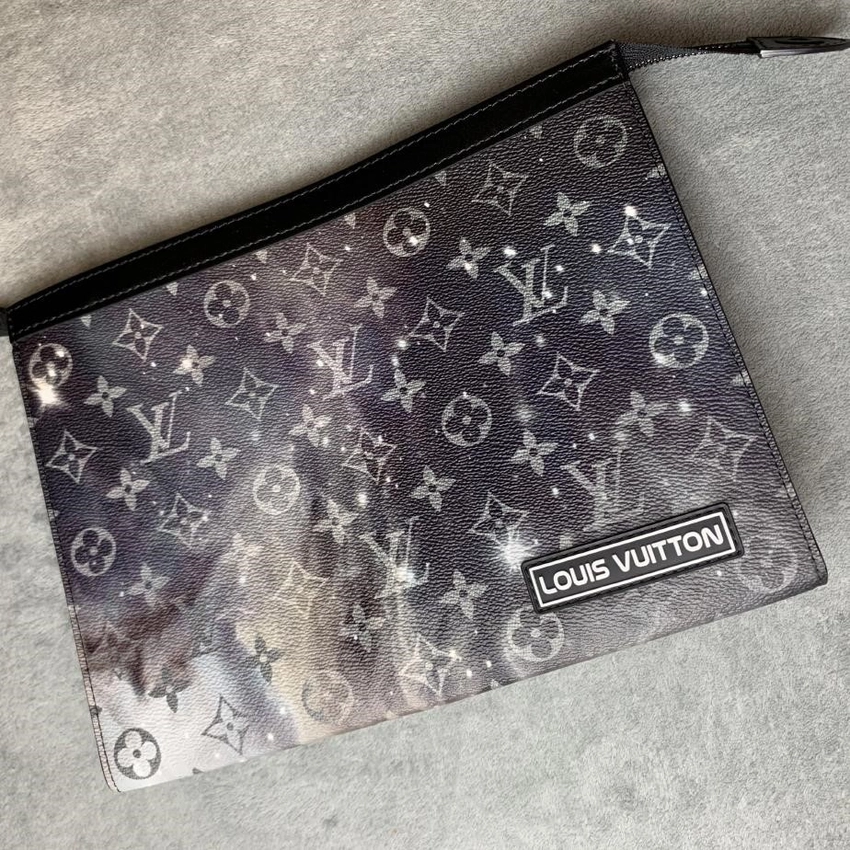 M44448 Louis Vuitton 2019 Monogram Galaxy Pochette Voyage MM