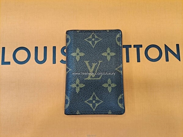 Louis Vuitton Monogram Canvas Street Style Leather Folding Wallet Logo  (M82547)