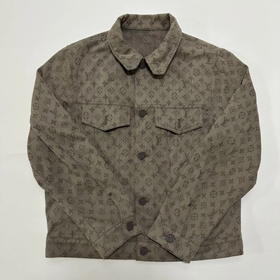 Shop Louis Vuitton MONOGRAM 2021-22FW Monogram dna denim jacket