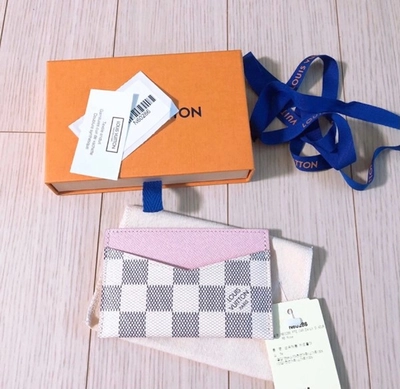 Louis Vuitton DAMIER AZUR Card holder daily (N60286)