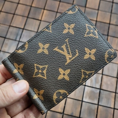 Louis Vuitton Pince Card Holder with Bill Clip. Damier Graphite- New w  receipt!